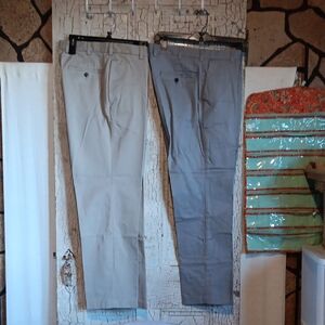 Brooks Brothers Men's Chinos - Beige and Slate